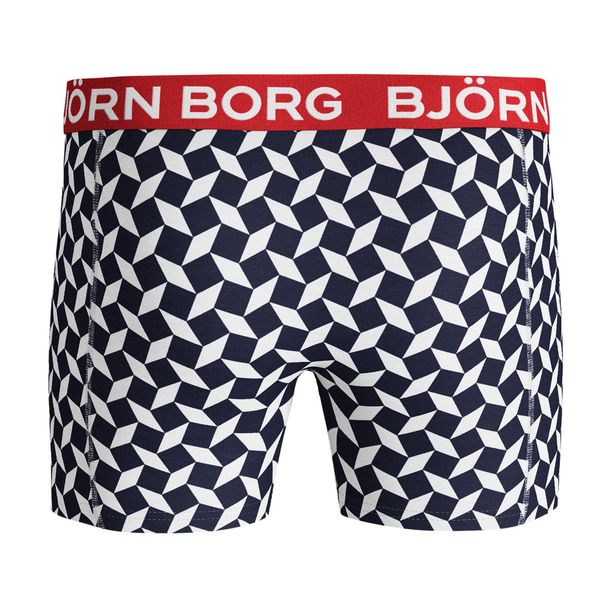 Two-Piece Square Print Boxers
